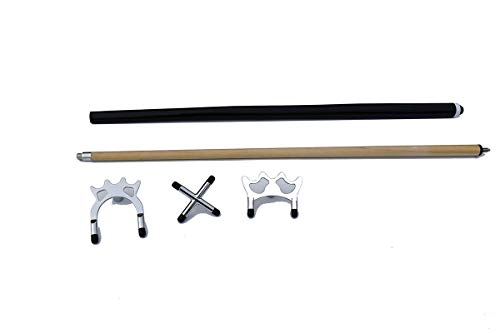 海外輸入品 ビリヤード TGA Sports Pool Billiard Bridge Stick Cue with Regular, Spider and Cross Bridge Head(3 Bridge)海外輸入品 ビリヤード
