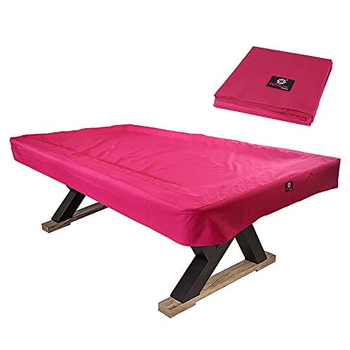 海外輸入品 ビリヤード 7/8/9FT Heavy Duty 600D Polyester Canvas Billiard Pool Table Cover(7 Colors Available) (Wine Red, 7-Foot)海外輸入品 ビリヤード