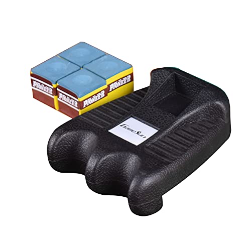 海外輸入品 ビリヤード GAMESUN 2 Holes Cue Holder, weighted pool cue holder with 4pcs chalks, cue sticks holder海外輸入品 ビリヤード