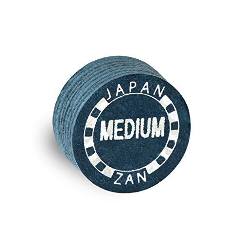 海外輸入品 ビリヤード Zan Plus Medium Pool Billiard CUE TIP - 1 pc - 8 Layers (14 mm)海外輸入品 ビリヤード