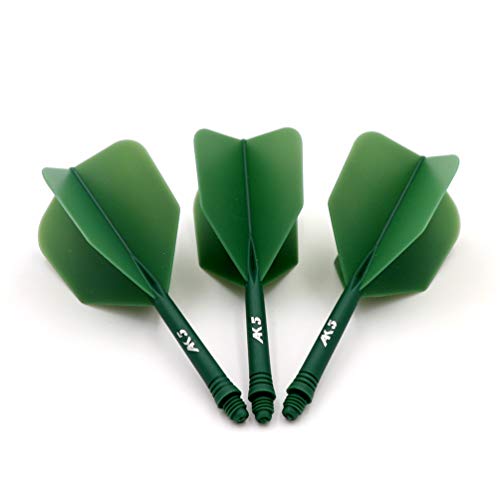 海外輸入品 ダーツ フライト Cuesoul Integrated Dart Shaft And Flights Standard Shape Set Of 3 Pcs Unique Designed Pattern海外輸入品 偉大な