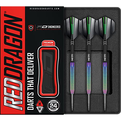 海外輸入品 ダーツ Red Dragon Razor Edge Spectron Tungsten Darts Set with Flights and Shafts海外輸入品 ダーツ