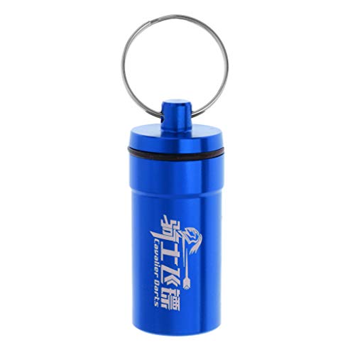 海外輸入品 ダーツ チップ ポイント Baosity B tip Storage Case Portable Waster O- Supplies Accessories Holder with Key, Blue, as described海外輸入品 ダーツ チップ ポイント