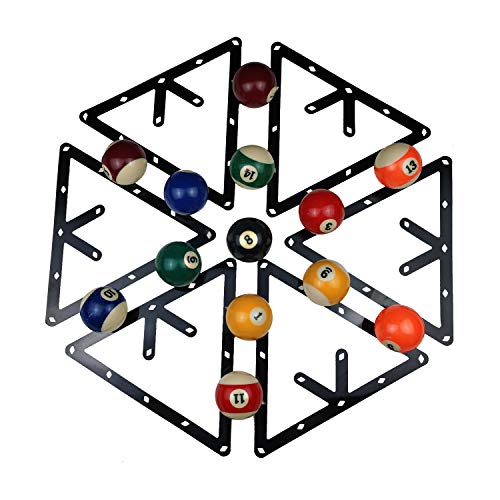 海外輸入品 ビリヤード BALIKEN Triangle 8 Ball and 9 Ball Rack for Pool Table, Suited for 2-1/4