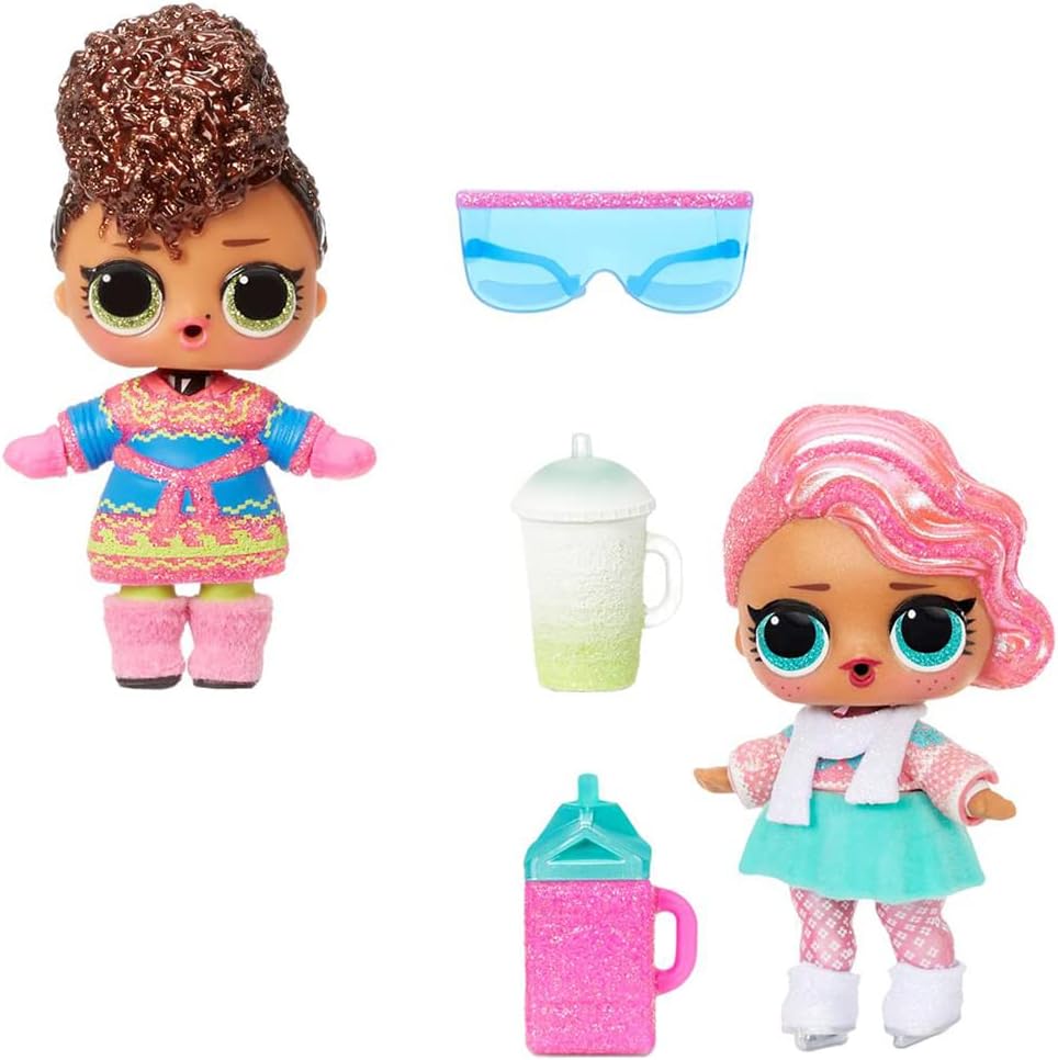 エルオーエルサプライズ 人形 ドール 【送料無料】LOL Surprise Winter Chill Dolls with 8 Surprises Including Collectible Doll with Winter Fashion Outfits, Accessories, Holiday Ornament Ball - Gift for Kids, Toys エルオーエルサプライズ 人形 ドール