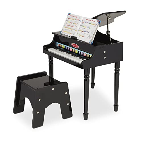 メリッサダグ おもちゃ おままごと ごっこ遊び Melissa Doug Melissa Doug Learn-to-Play Classic Grand Piano, Mini Keyboard with 30 Hand-Tuned Keys (23.65” H x 21.4” W メリッサダグ おもちゃ おままごと ごっこ遊び Melissa Doug