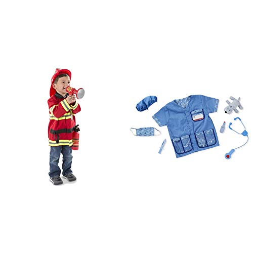 メリッサダグ おもちゃ おままごと ごっこ遊び Melissa Doug Melissa Doug Fire Chief Role Play Costume Set Doug Veterinarian Role Play Costume Setメリッサダグ おもちゃ おままごと ごっこ遊び Melissa Doug