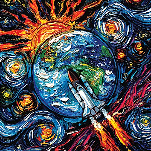 ジグソーパズル 海外製 アメリカ Buffalo Games - Aja Trier - Galactic Journey - Large Piece Jigsaw Puzzle for Adults - Challenging Puzzle Perfect for Game Nights - Finished Size is 21.25 x 15.00ジグソーパズル 海外製 アメリカ｜angelica
