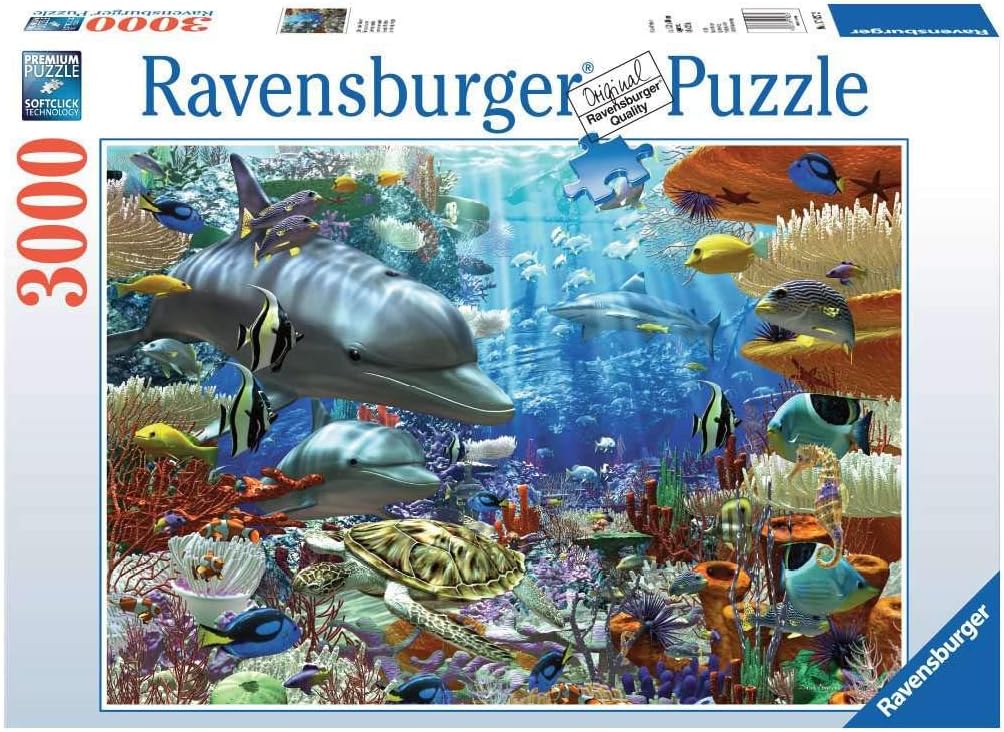 ジグソーパズル 海外製 アメリカ 【送料無料】Ravensburger Oceanic Wonders 3000 Piece Jigsaw Puzzle for Adults African Animals 3000 Piece Jigsaw Puzzle for Adults – Softclick Technology Means Pieces Fit Together ジグソーパズル 海外製 アメリカ