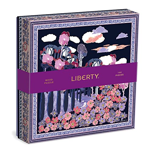ジグソーパズル 海外製 アメリカ Galison Liberty Bianca 144 Piece Wood Puzzle from Galison - Unique Jigsaw Puzzle with Stunning Floral Designs from Liberty, 8.75” x 8.75”, Thick & Sturdy Pieces, Makes a Great Giftジグソーパズル 海外製 アメリカ|angelica