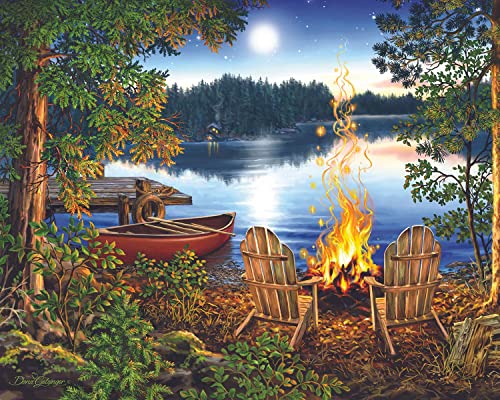 ジグソーパズル 海外製 アメリカ Springbok Majestic 1000 Piece Wooden Jigsaw Puzzle Lakeside Canoeジグソーパズル 海外製 アメリカ｜angelica 14,250円