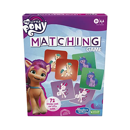 ゲーム盤力くらべ 英語 亜米利加 外国で力くらべ Hasbro Gaming My Little Pony Matching Game for Kids | 1+ Players | Preschool Board Games for Clasroom | Back to School Gifts | Ages 3+ゲーム盤力くらべ 英語 亜米利加 外国で力くらべ