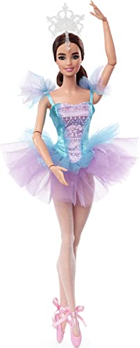 バービー バービーあやつり人形 Barbie Signature Doll, Ballet Wishes Posable Brunette With Ballerina Costume, Tutu, Tiara and Pointe Shoesバービー バービーあやつり人形
