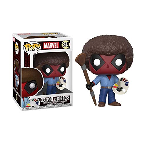 ファンコ FUNKO フィギュア 人形 アメリカ直輸入 Funko Deadpool Bob Ross Playtime 70s with Afro POP! Bobble Figure - Deadpool + Bob Ross - Collectible Vinyl Figure - Gift Idea - Official Merchandise - for Kiファンコ FUNKO フィギュア 人形 アメリカ直輸入｜angelica