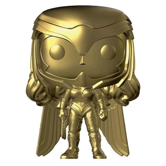 ファンコ FUNKO フィギュア 人形 アメリカ直輸入 Funko Pop! Heroes: Wonder Woman 1984 - Wonder Woman Golden Armor (Gold Chrome) Vinyl Figure (Target Exclusive) #323ファンコ FUNKO フィギュア 人形 アメリカ直輸入｜angelica