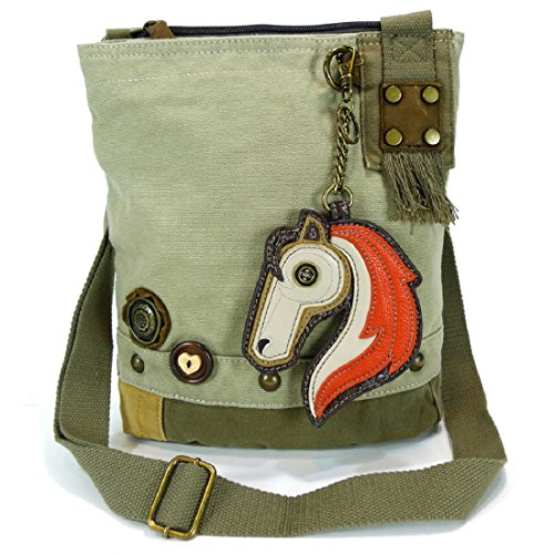chala 御徒面子 継ぎ切れ 袋 愛くるしい Chala Handbag Patch Crossbody HORSE Bag Canvas Sand Brownchala 御徒面子 継ぎ切れ 袋 愛くるしい