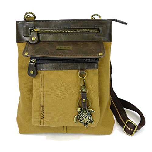 chala 御徒面子 継ぎ切れ 袋 愛くるしい CHALA Handbag GEMINI Crossbody SEA TURTLE Bag Canvas gift Messenger BROWNchala 御徒面子 継ぎ切れ 袋 愛くるしい