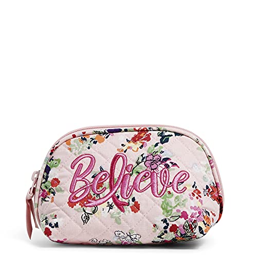 ヴェラブラッドリー ベラブラッドリー アメリカ フロリダ州マイアミ 日本未発売 Vera Bradley Women Cotton Clamshell Cosmetic Makeup Organizer Bag, Hope Blooms Pink - Recycled Cotヴェラブラッドリー ベラブラッドリー アメリカ フロリダ州マイアミ 日本未発売