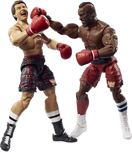 WWE フィギュア アメリカ直輸入 人形 プロレス WWE Mr. T vs “Rowdy” Roddy Piper Elite Collection 2-Pack 6-in Action Figure with Boxing Robes & Swappable Hands, Posable Collectible Gift for WWE Fans Ages 8 WWE フィギュア アメリカ直輸入 人形 プロレス|angelica
