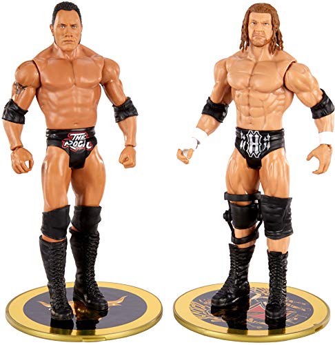 WWE フィギュア アメリカ直輸入 人形 プロレス WWE The Rock vs Triple H Championship Showdown 2-Pack 6-in Action Figures Friday Night Smackdown Battle Pack for Ages 6 Years Old & UpWWE フィギュア アメリカ直輸入 人形 プロレス｜angelica 22,456円