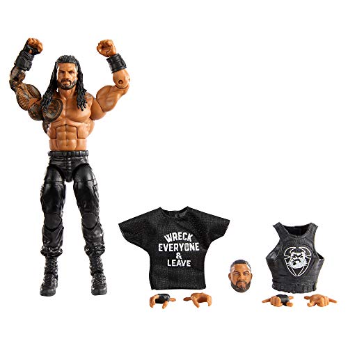 WWE フィギュア アメリカ直輸入 人形 プロレス WWE Roman Reigns Elite Collection Action Figure, 6-in/15.24-cm Posable Collectible Gift for WWE Fans Ages 8 Years Old & UpWWE フィギュア アメリカ直輸入 人形 プロレス｜angelica