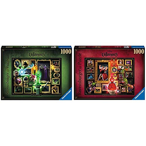 ジグソーパズル 海外製 アメリカ Ravensburger Disney Villainous Maleficent 1000 Piece Jigsaw Puzzle For Adults Every Is Unique Queen Of Hearts Eジグソーパズル 低価格で大人気の