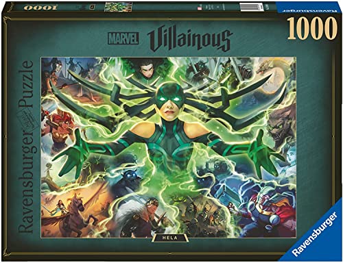 ジグソーパズル 海外製 アメリカ Ravensburger Marvel Villainous: Hela 1000 Piece Jigsaw Puzzle for Adults - 16903 - Every Piece is Unique, Softclick Technology Means Pieces Fit Together Perfectlyジグソーパズル 海外製 アメリカ|angelica