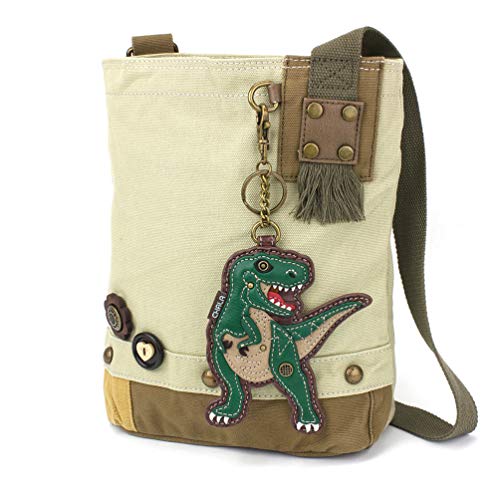 chala バッグ パッチ カバン かわいい CHALA Women Handbag Patch Crossbody - T-Rex - Sandchala バッグ パッチ カバン かわいい