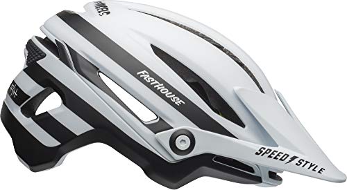 ヘルメット 自転車 サイクリング 輸入 クロスバイク BELL Sixer MIPS Adult Mountain Bike Helmet - Fasthouse Stripes Matte White Black (2022), Medium (55-59 cm)ヘルメット 自転車 サイクリング 輸入 クロスバイク