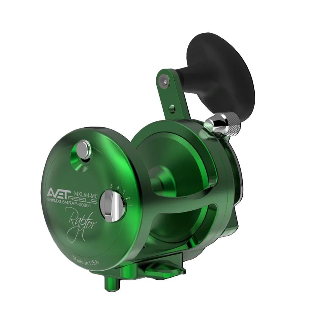 Avet MXL Raptor 6/4 MC Two Speed Reels Right-Hand