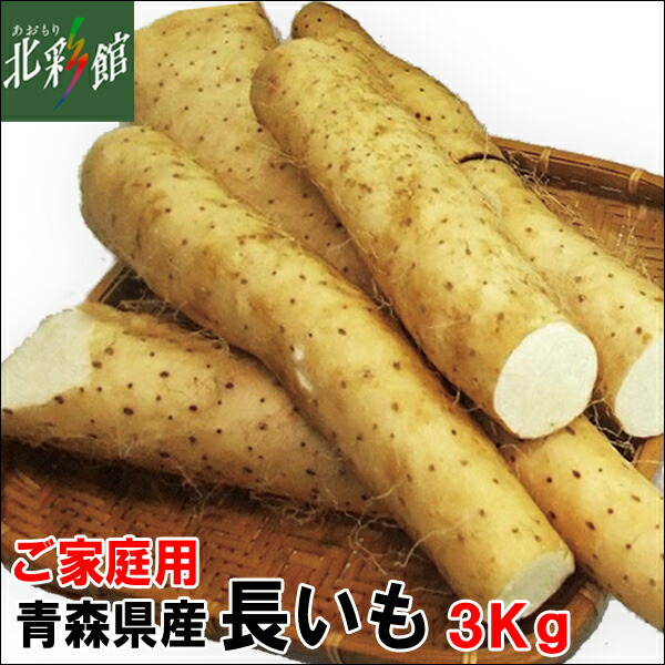 楽天市場】【十美商事 青森県産長いも 家庭用3Kg】送料込み