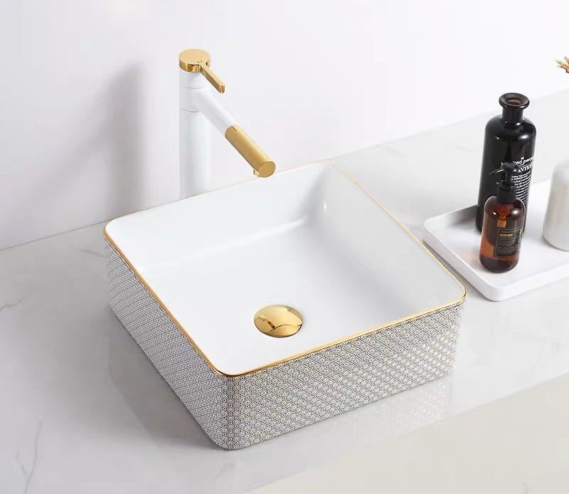 高級洗面台 ．洗面ボウルセット 洗面ボール 陶器 手水鉢 手洗器 手洗い鉢 洗面器 蛇口付き