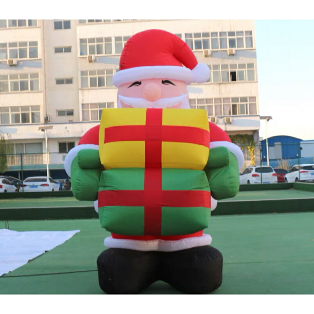 クリスマス飾り サンタさん デコレーション 膨らます イベント 庭 屋外装飾