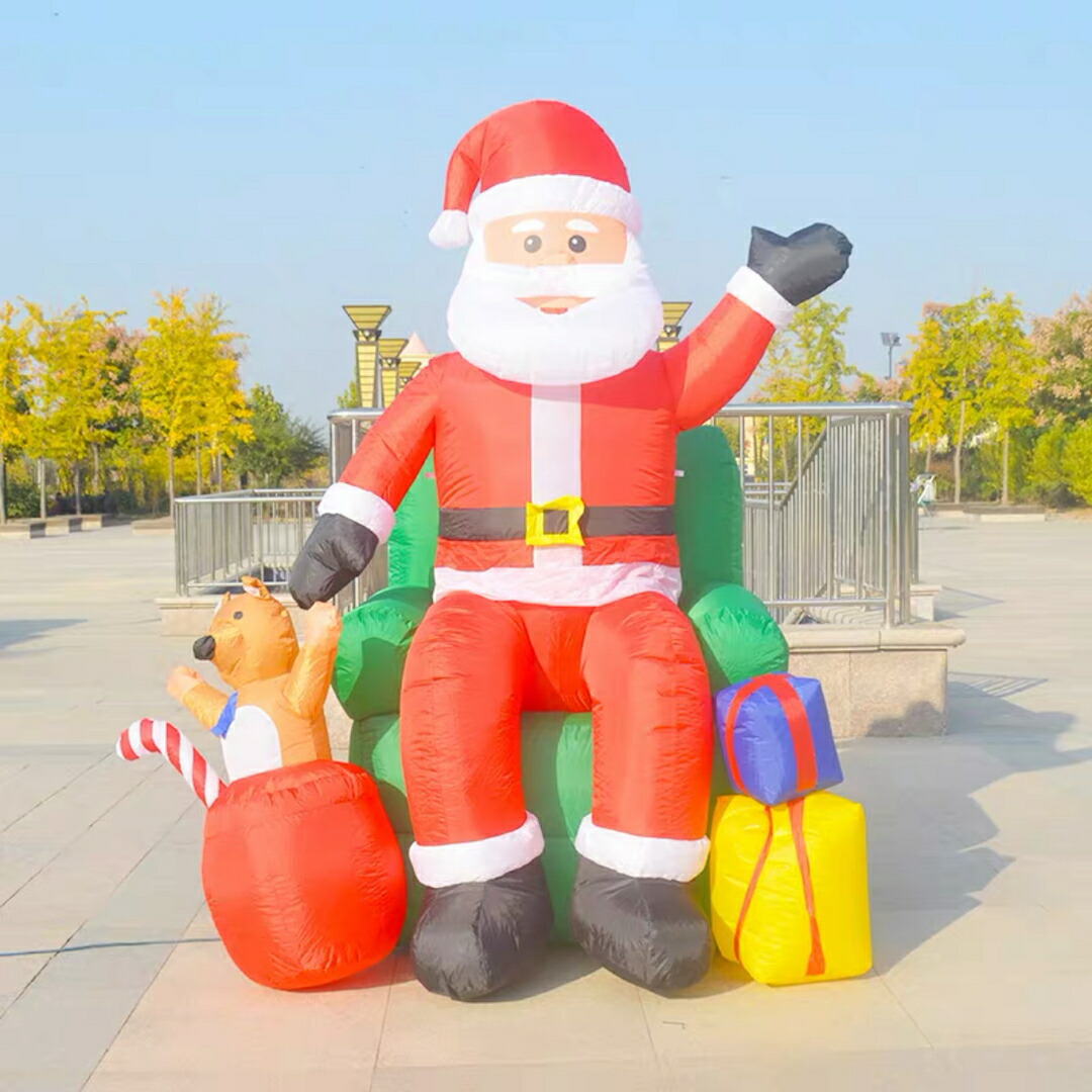 クリスマス飾り サンタさん 膨らます イベント 庭 屋外装飾