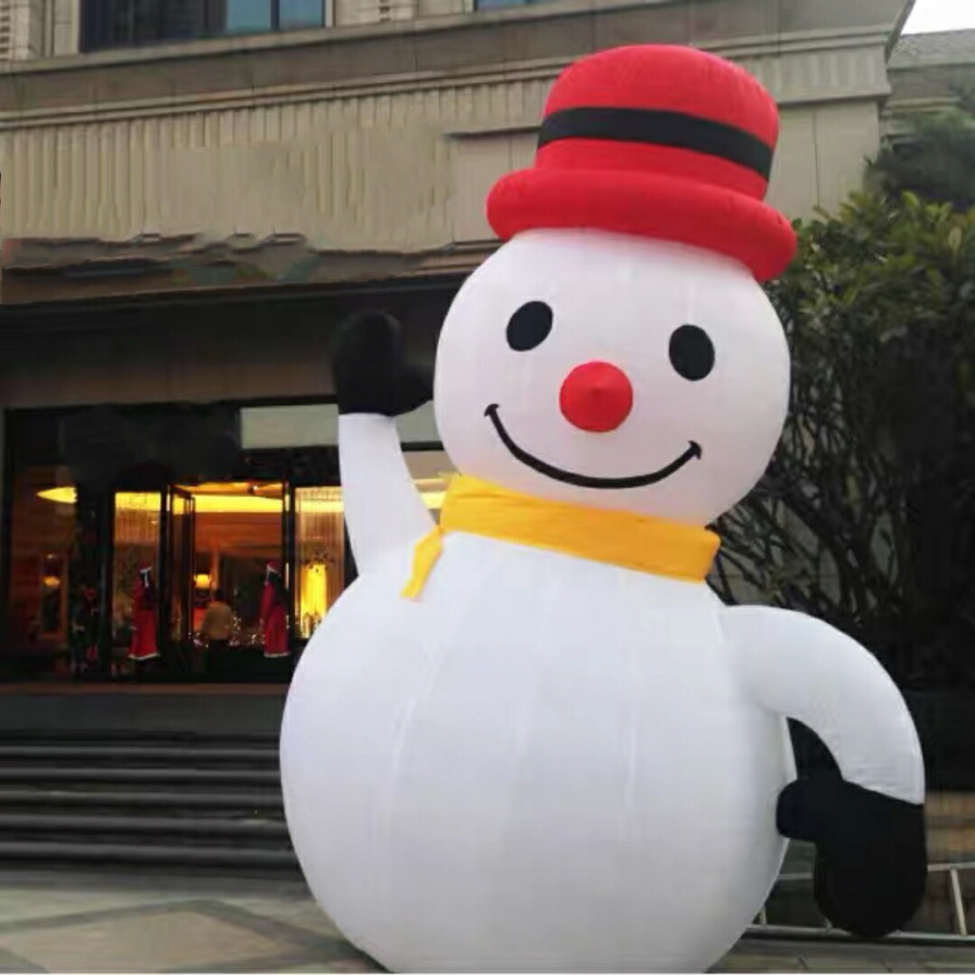 クリスマス飾り 雪だるま インフレータブル 膨らます 庭 屋外装飾