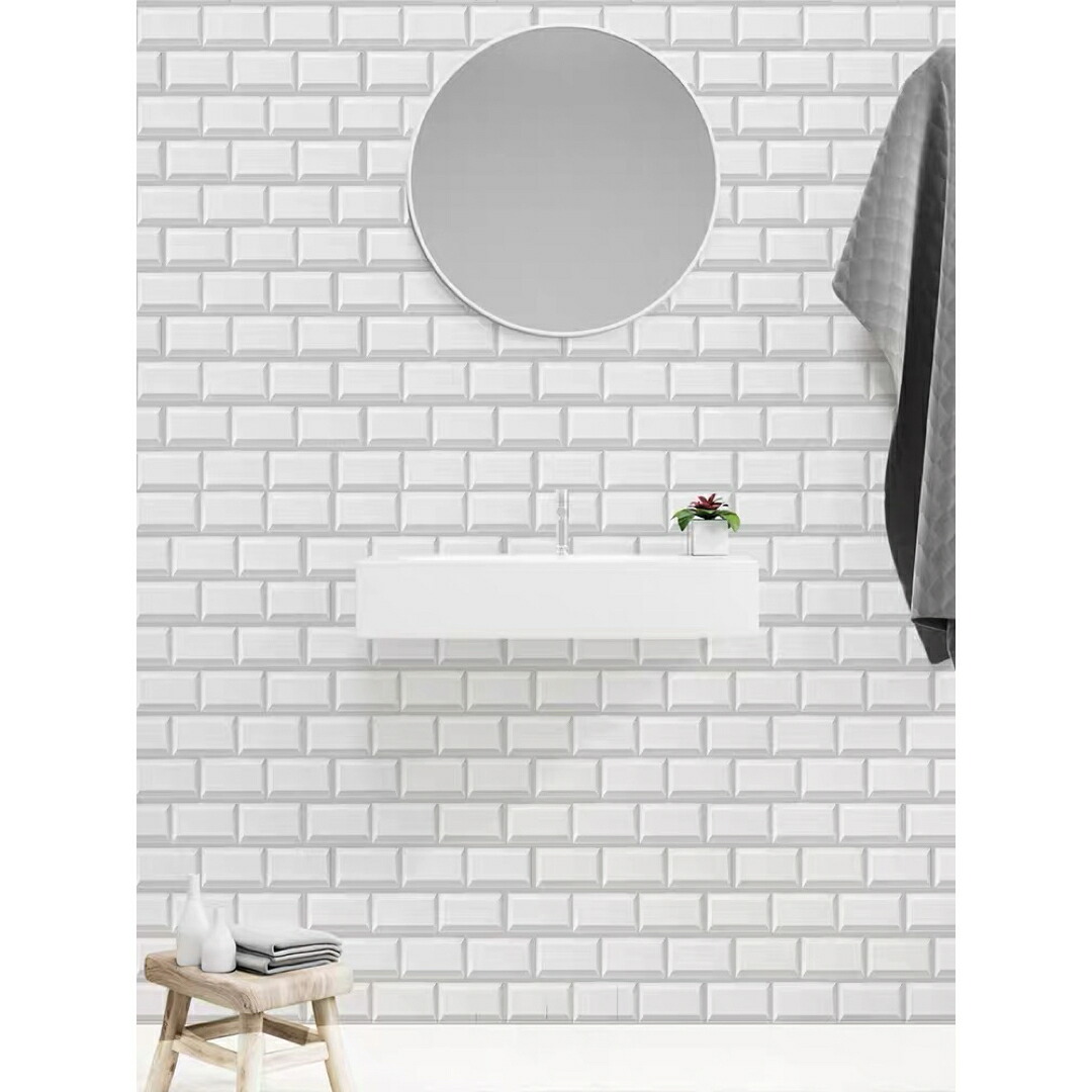 3D壁紙 リメイクシート 剥がせる DIY リフォーム 防水 立体シール|SSG SHOP