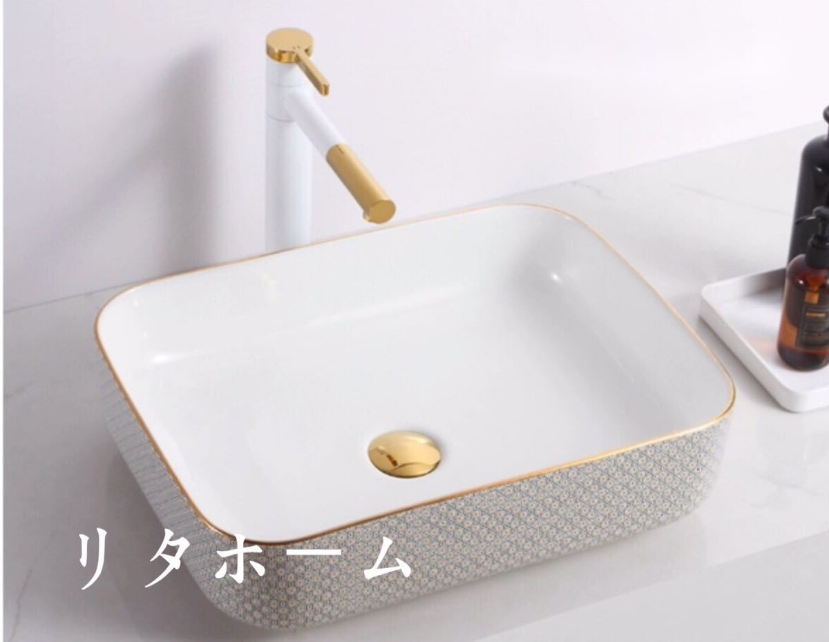 洗面ボウルセット 洗面ボール 陶器 手水鉢 手洗器 手洗い鉢 洗面器．蛇口 排水金具付き｜SSG SHOP