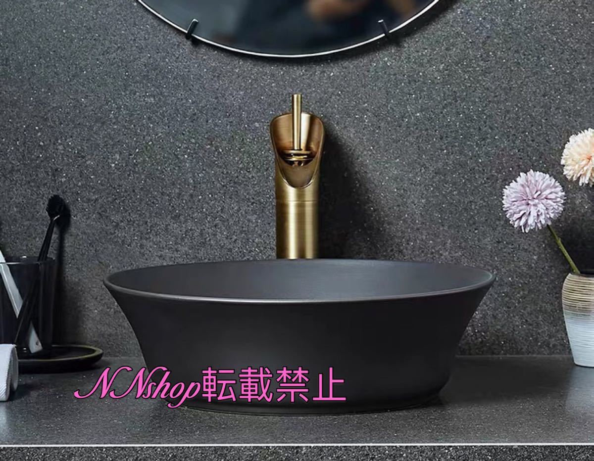 高級洗面台 洗面ボウルセット 洗面ボール 陶器 ．手水鉢 手洗器 手洗い鉢 洗面器 蛇口 排水金具付き