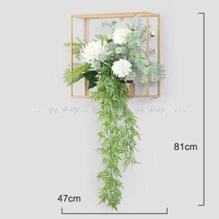 0920T12-6壁飾り 人工観葉植物 壁掛けインテリア ディスプレイ 壁掛けミックスグリーン 造花 壁掛け
