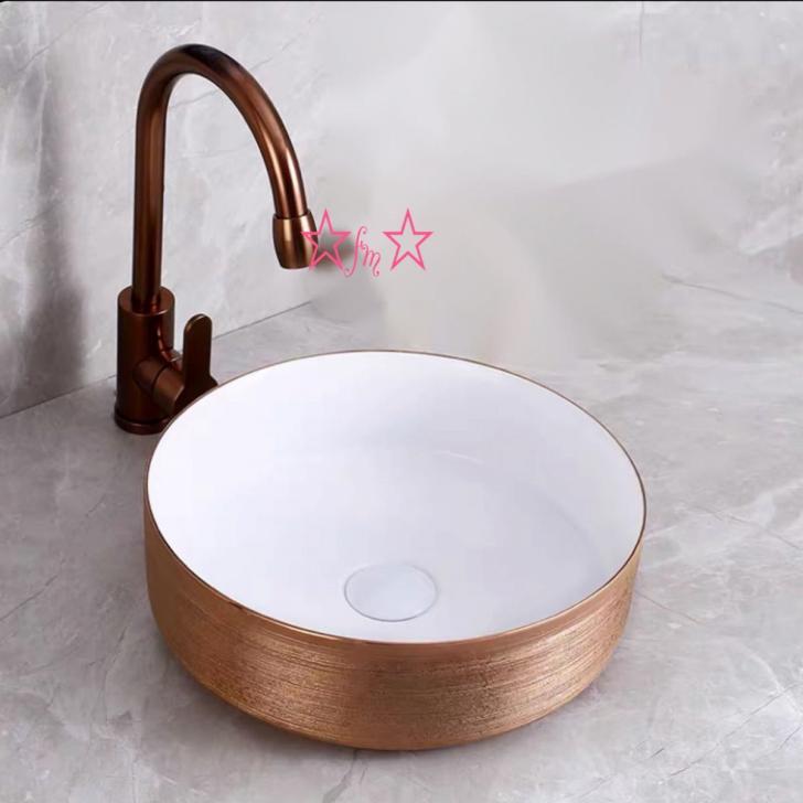 置き型洗面ボウルセット 手洗い器デザイン ．陶磁器 手洗い鉢 洗面台 蛇口 排水ホース付き｜SSG SHOP