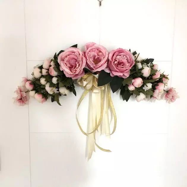 壁飾り 人工観葉植物 壁掛けインテリア ディスプレイ 壁掛けミックスグリーン ．造花 壁掛け ドア飾り｜SSG SHOP