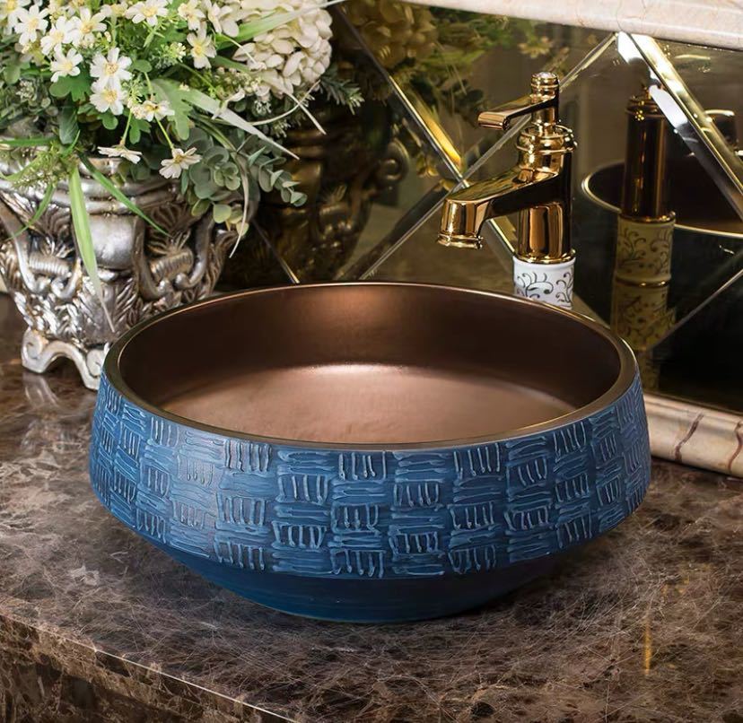 楽天市場】A022430人気洗面台 洗面ボウルセット 洗面ボール 陶器 手