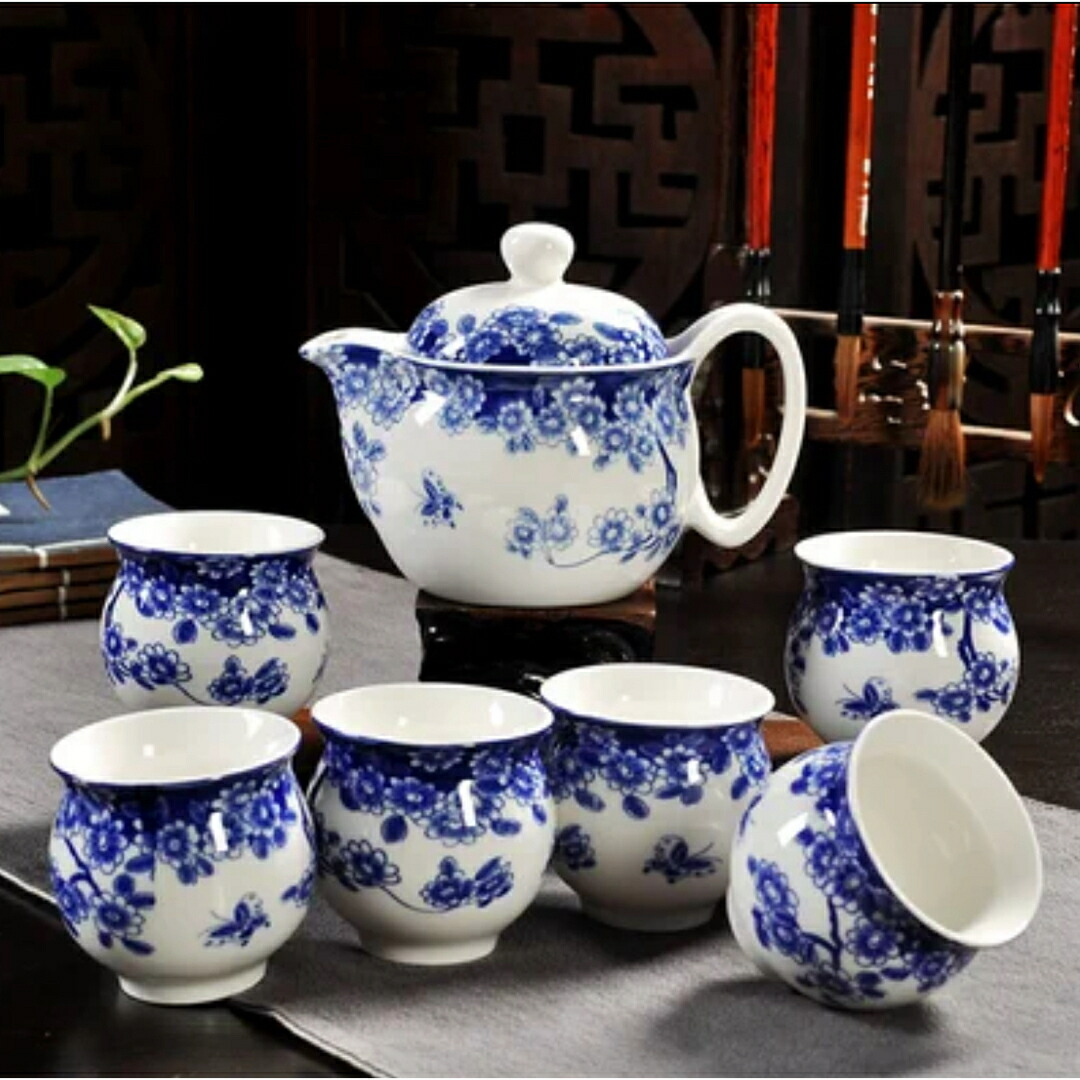 6客茶器揃 湯呑 急須ポット .茶器セット ティーセット|SSG SHOP