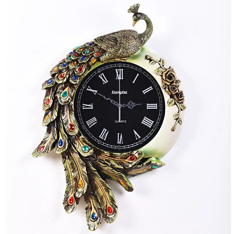 クロック。クジャク壁掛け時計 かけ時計｜SSG SHOP