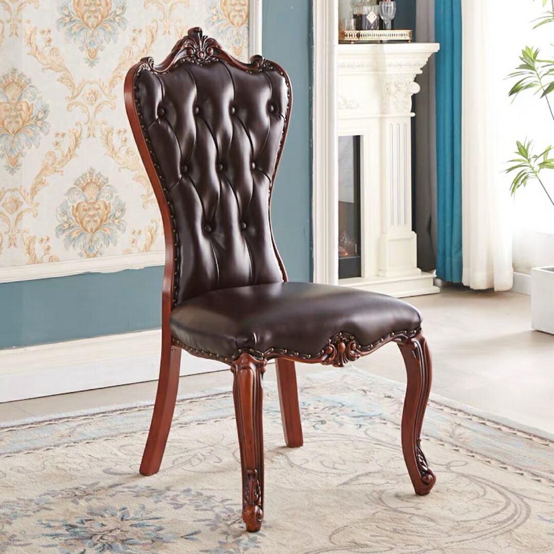 楽天市場】ダイニングチェア 椅子 ロココ調 アンティーク調 手彫り