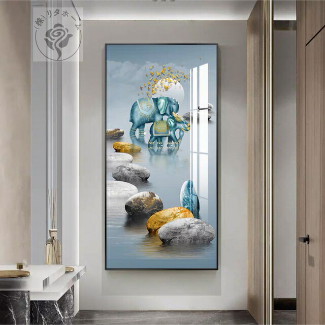 新品、未使用 油彩装飾画 贅沢な美術品 有機ガラス絵画玄関 壁画  応接間1 imgrc0122370789.jpg