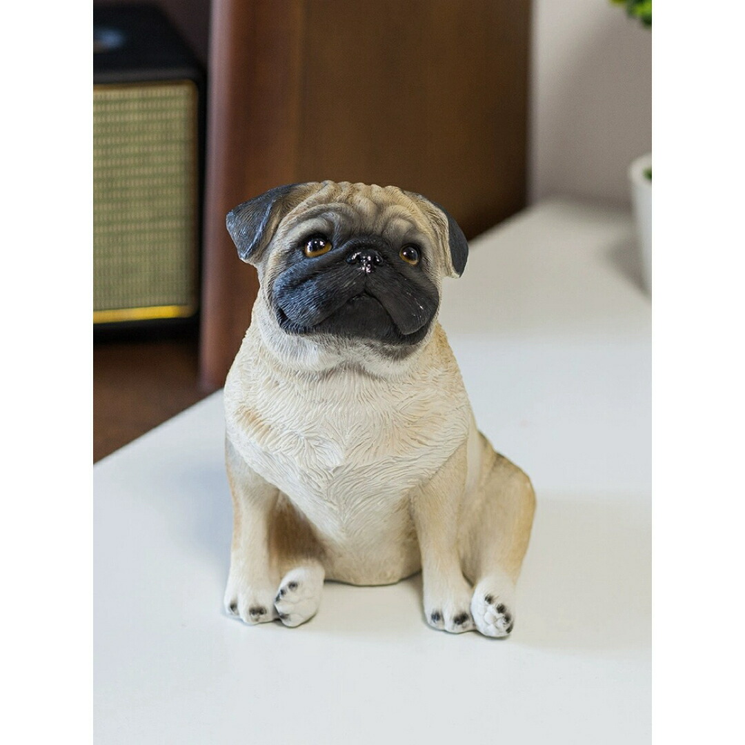 楽天市場】パグ 犬 ワンちゃん オブジェ オーナメント ガーデン