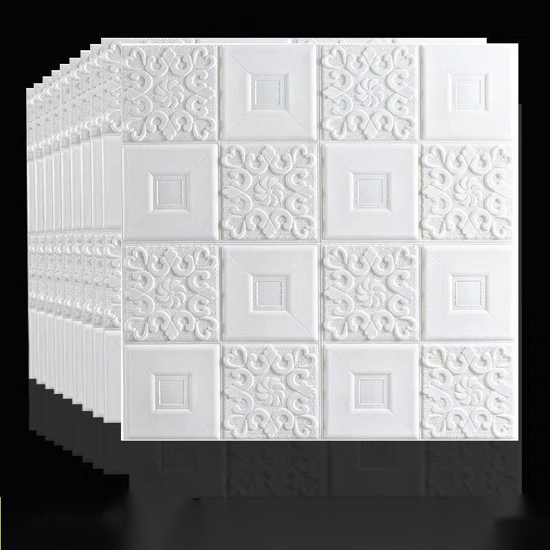 50枚 70cm×70糎 周囲の状況壁 3D立体レンガ飾りつけ壁紙 雨合羽 後ろぎたない押しとどめる 菌類押しとどめる