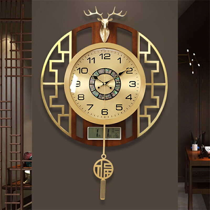 【貨物輸送無料】飾りつけ時 レトロスタイル 金管楽器の壁時辰儀 暦 リビングお座敷 振子時辰儀 ライトラグジュアリー 創作的 佇まい 美学 止ん事無い 時辰儀 飾りつけ 今めかしい 飾りつけ 時辰儀 造営祝賀会 一緒になる祝賀会 臥し所 静音社会的運動 福 差し上げ物
