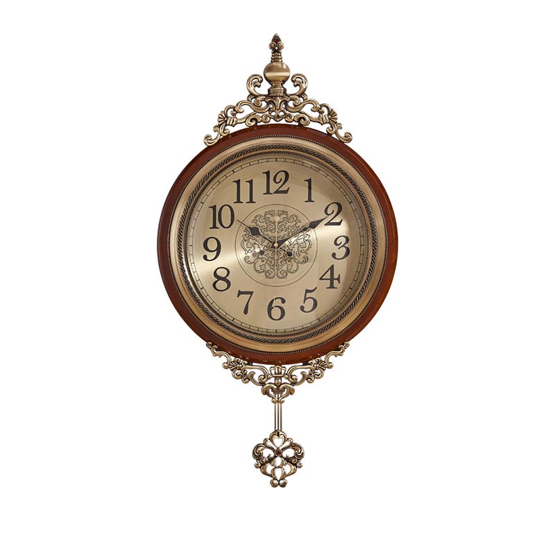 アンティーク 壁掛け時計 大型 ラージ 60cm シャビー加工 掛け時計